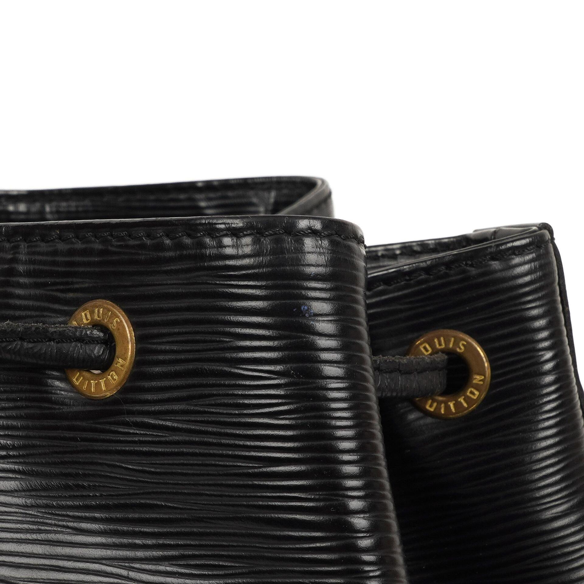 Louis Vuitton Noe Grande GM Schwarze EPI Leder Schultertasche Gut