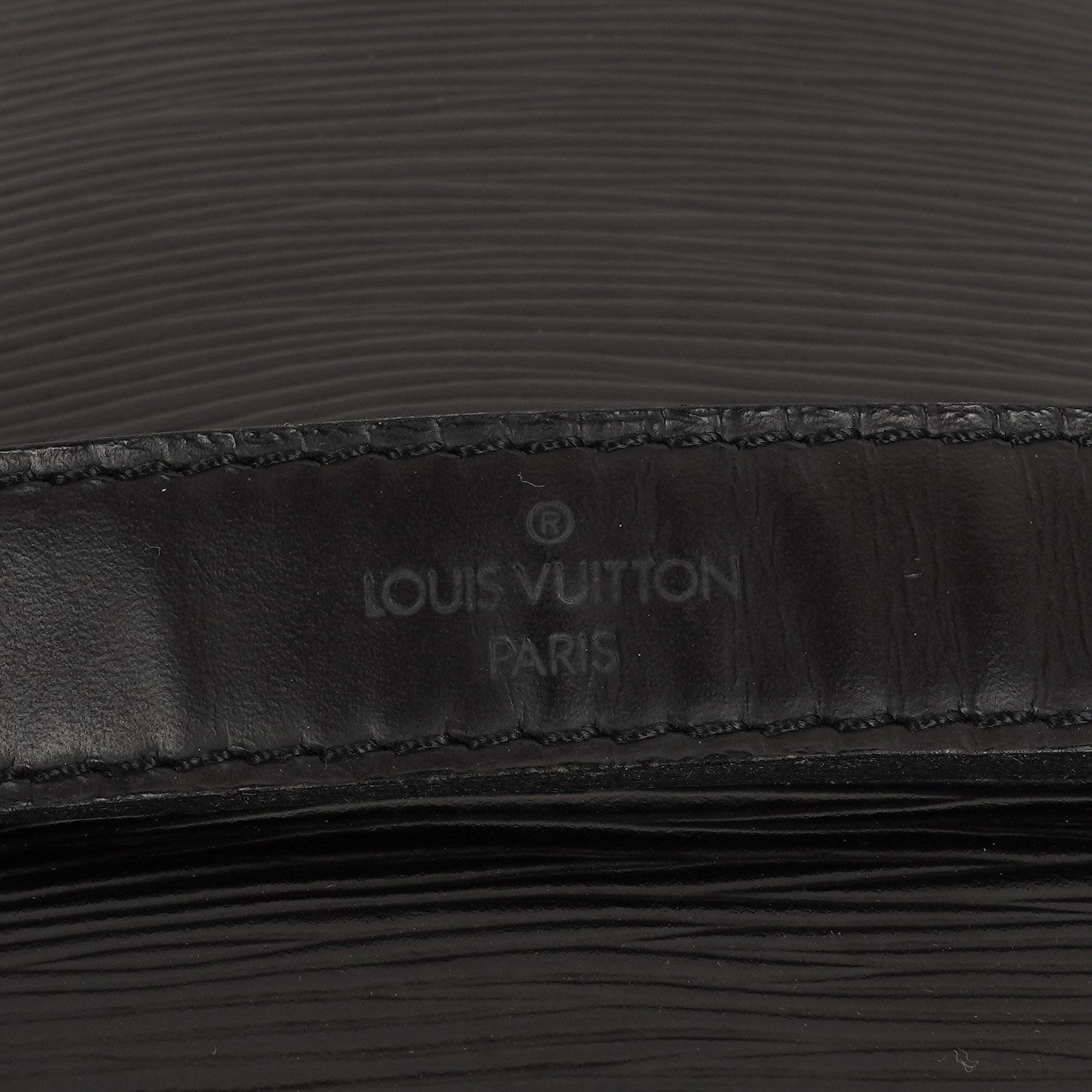 Louis Vuitton Noe Grande GM Schwarze EPI Leder Schultertasche Gut