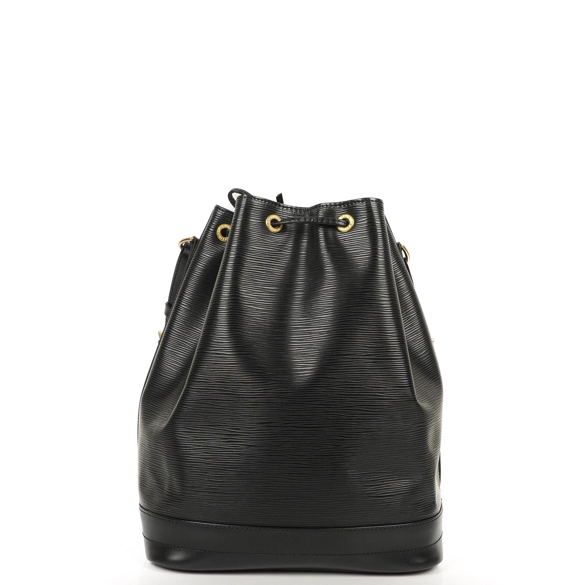 Louis Vuitton Noe Grande GM Schultertasche aus schwarzem EPI Leder