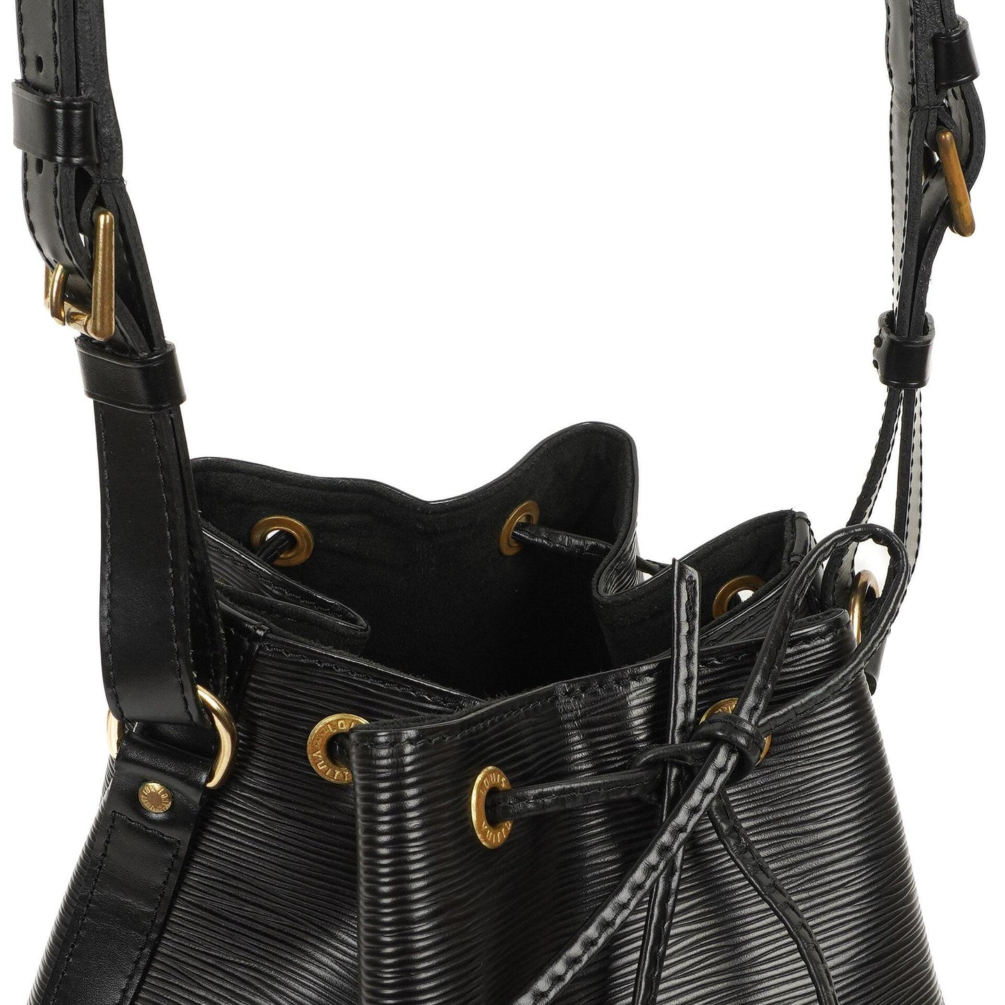 Louis Vuitton Noe Grande GM Schultertasche aus schwarzem EPI Leder