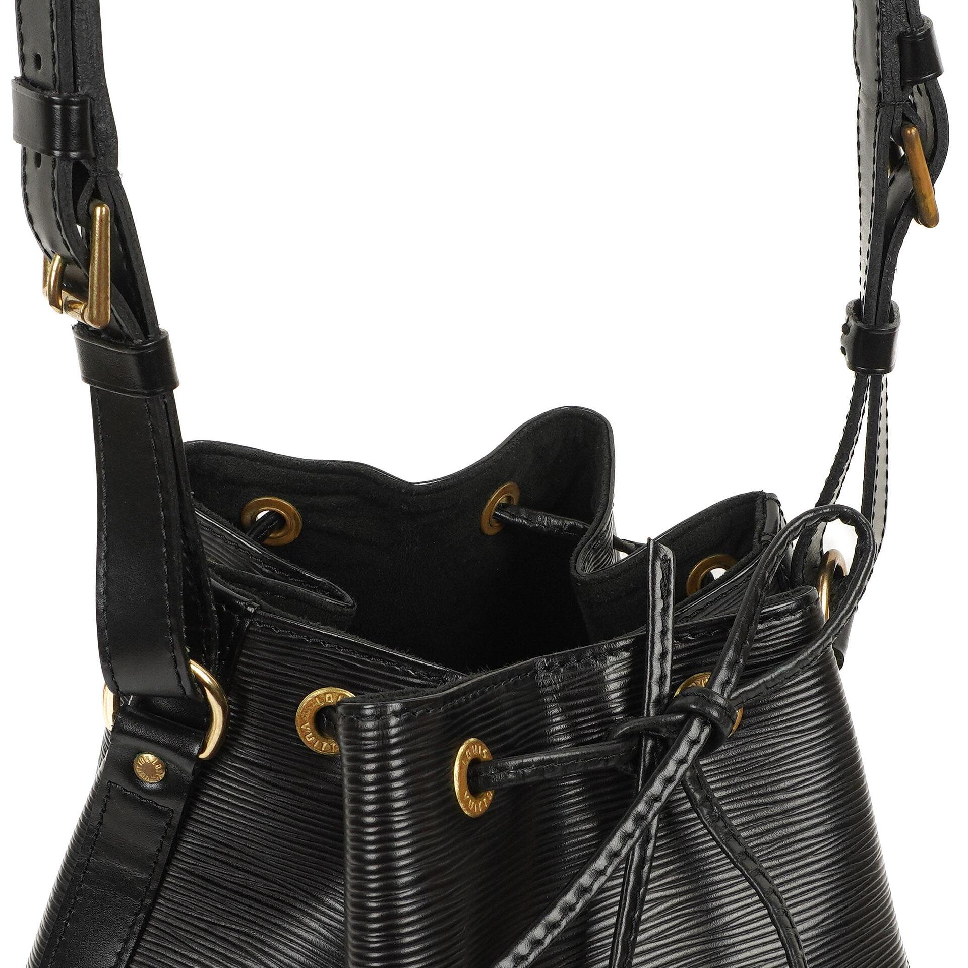 Louis Vuitton Noe Grande GM Schultertasche aus schwarzem EPI Leder