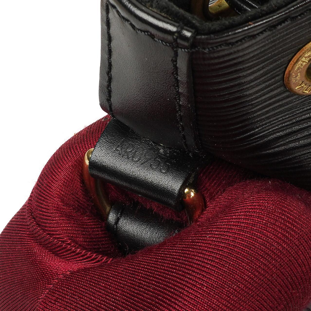 Louis Vuitton Noe Grande GM Schultertasche aus schwarzem EPI Leder