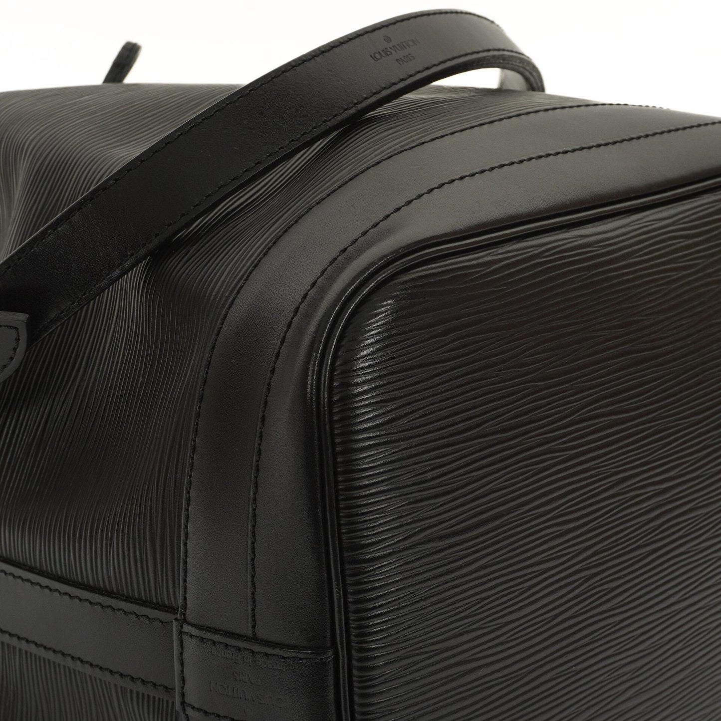 Louis Vuitton Noe Grande GM Schultertasche aus schwarzem EPI Leder