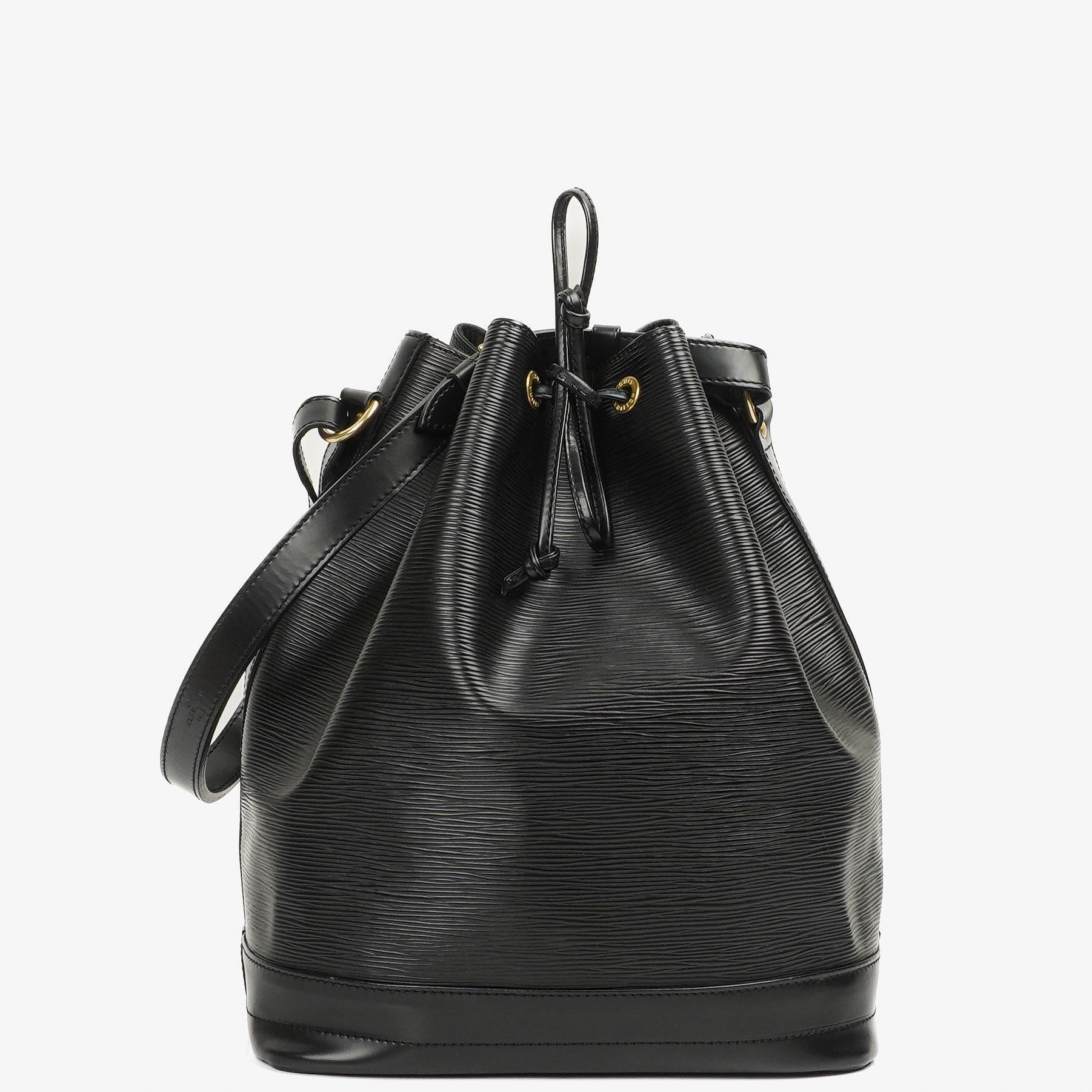 Louis Vuitton Noe Grande GM Schwarze EPI Leder Schultertasche