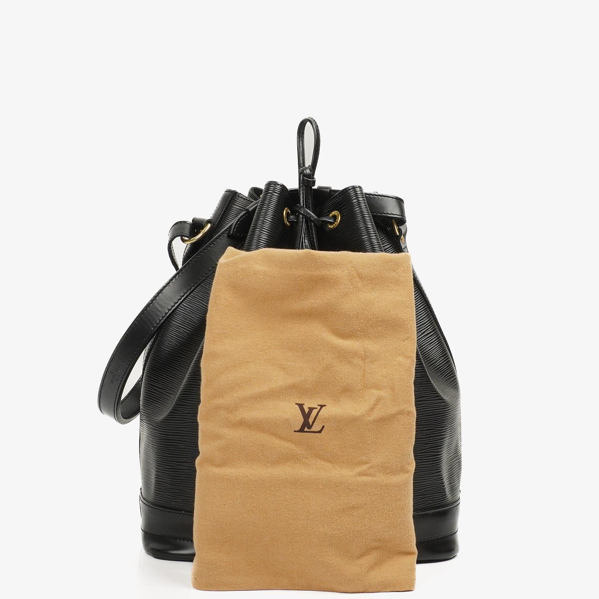 Louis Vuitton Noe Grande GM Schwarze EPI Leder Schultertasche