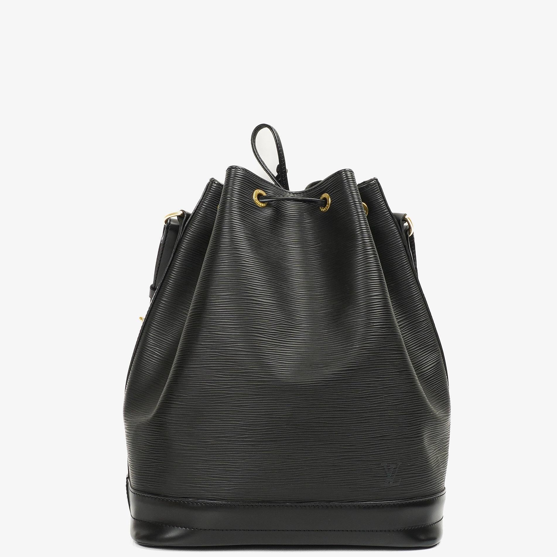 Louis Vuitton Noe Grande GM Schwarze EPI Leder Schultertasche