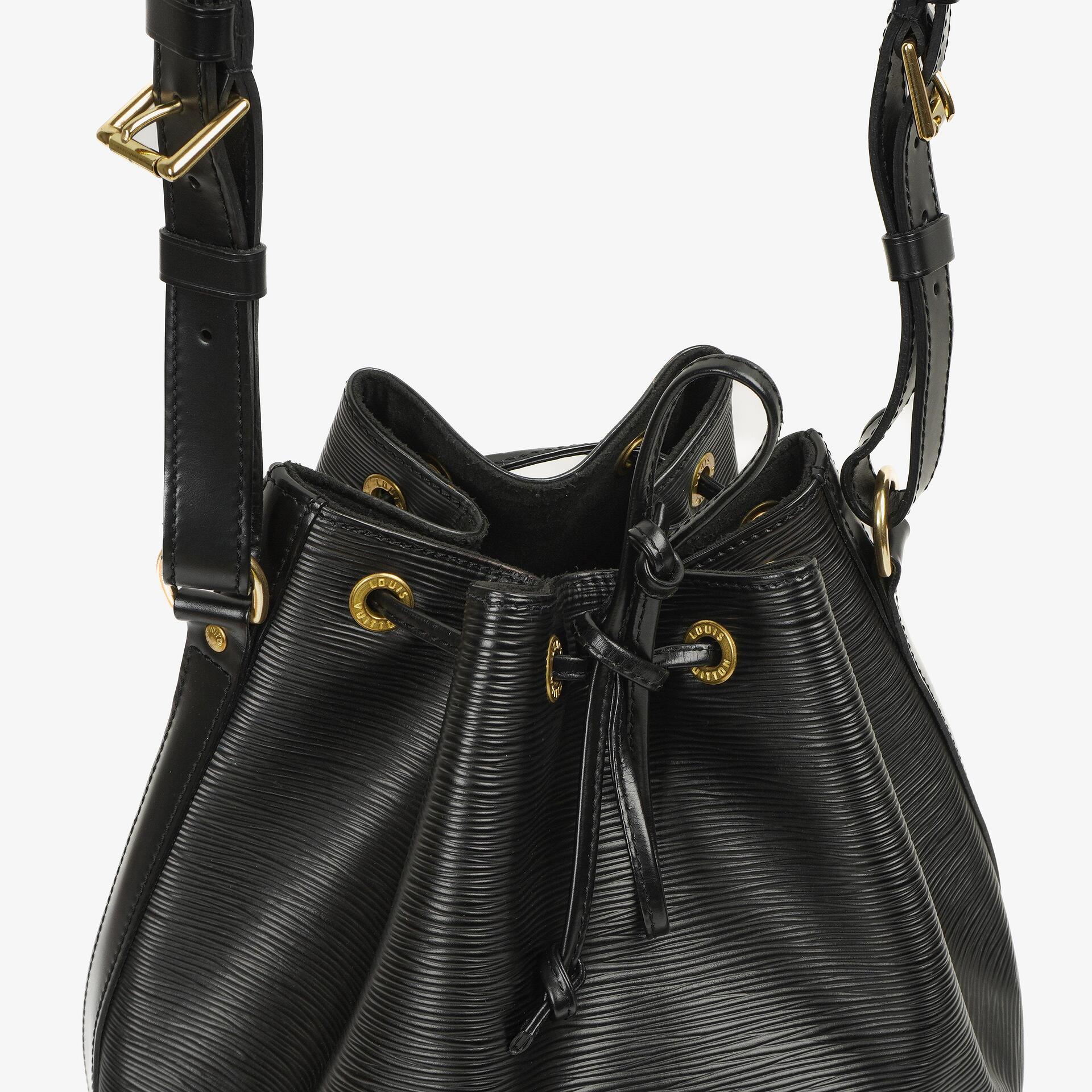 Louis Vuitton Noe Grande GM Schwarze EPI Leder Schultertasche