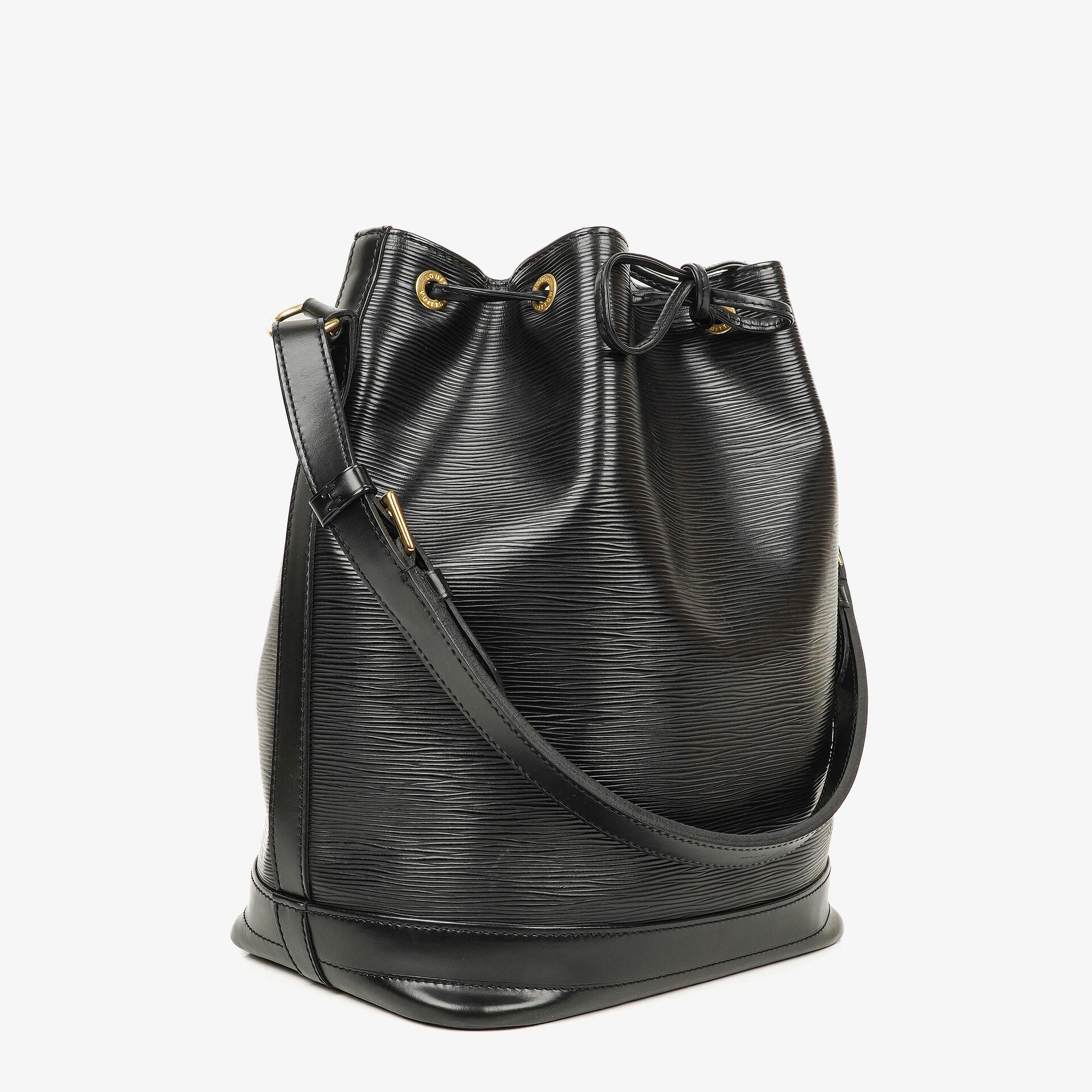 Louis Vuitton Noe Grande GM Schultertasche aus schwarzem Epi Leder