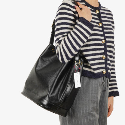 Louis Vuitton Noe Grande GM Schultertasche aus schwarzem Epi Leder