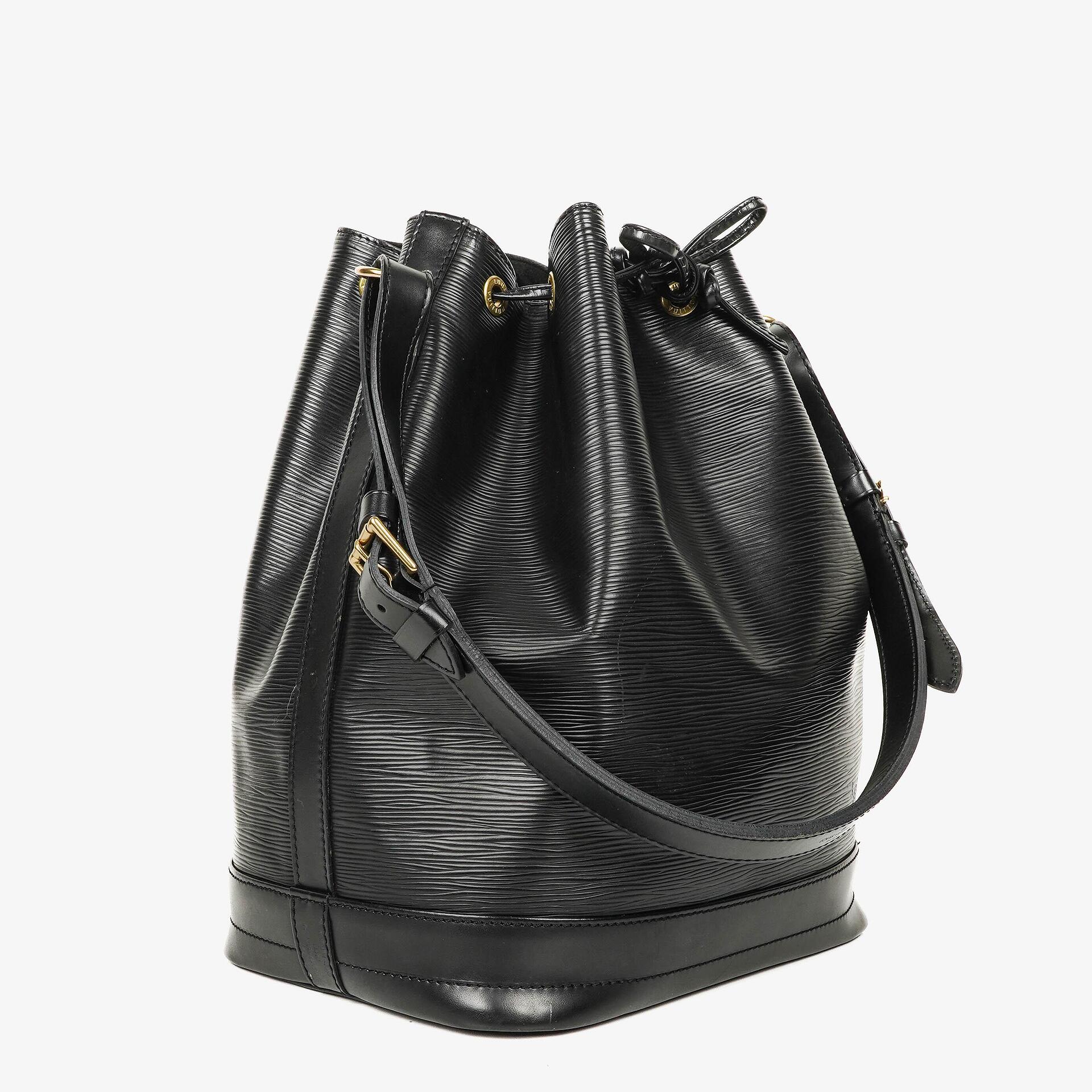 Louis Vuitton Noe Grande GM Schultertasche aus schwarzem Epi Leder