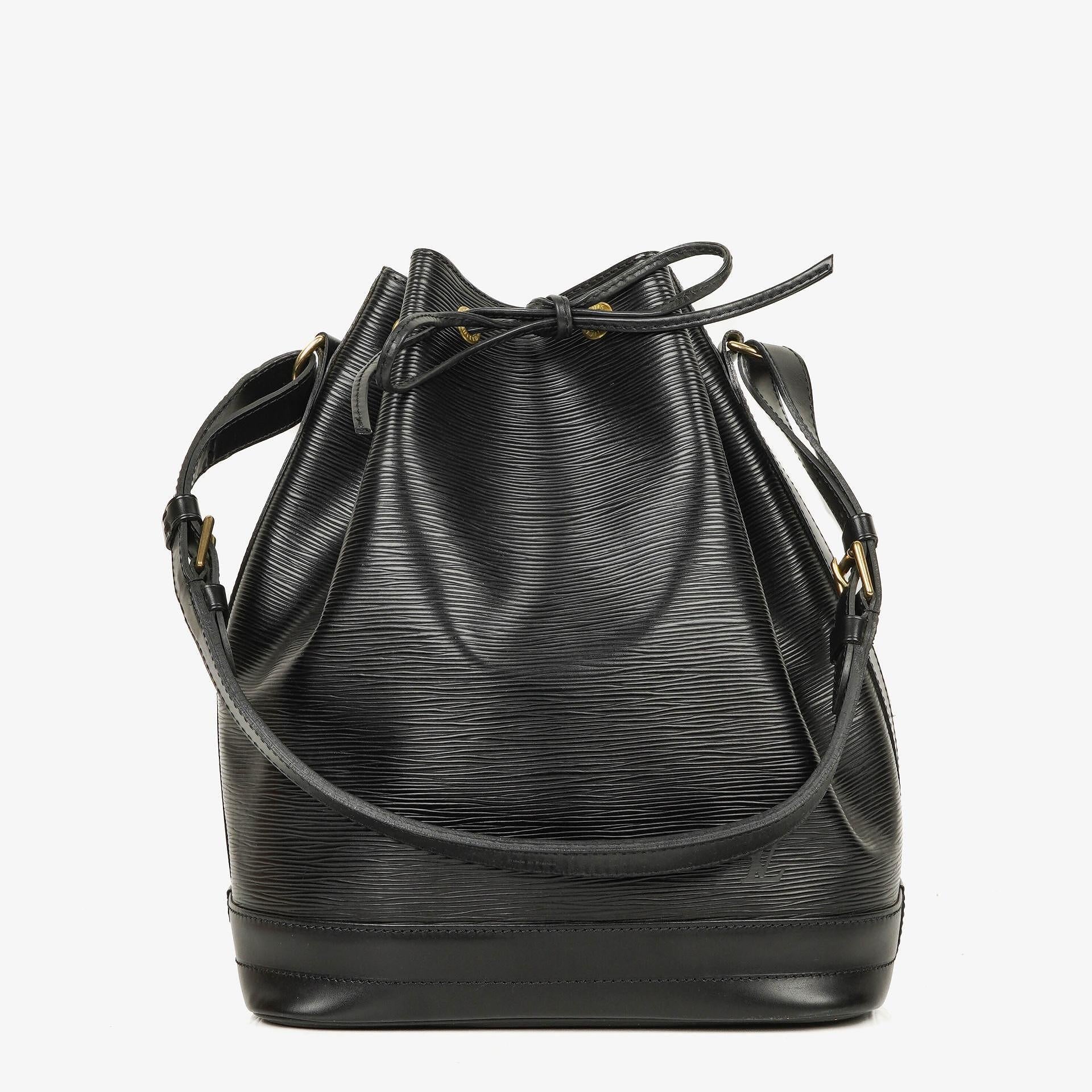 Louis Vuitton Noé Grande GM Schultertasche aus schwarzem Epi-Leder