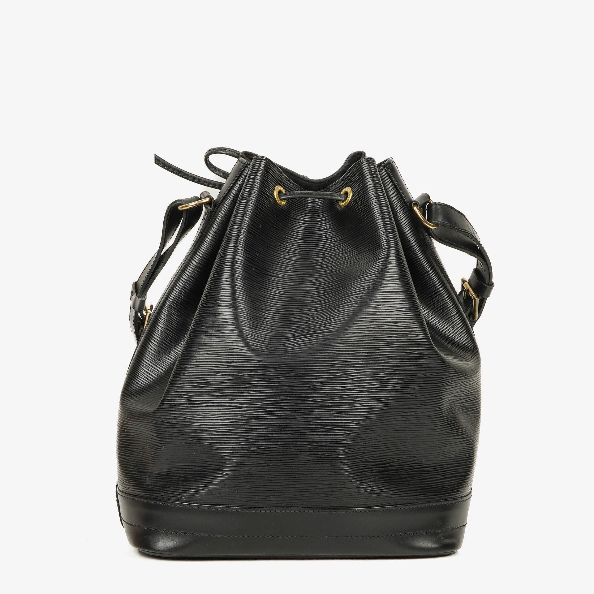 Louis Vuitton Noé Grande GM Schultertasche aus schwarzem Epi-Leder