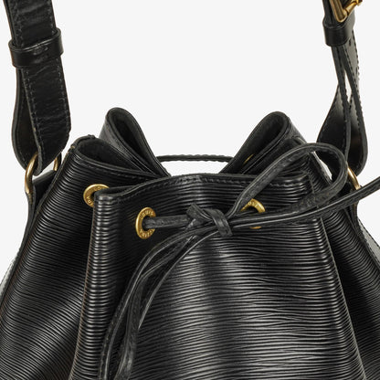 Louis Vuitton Noé Grande GM Schultertasche aus schwarzem Epi-Leder