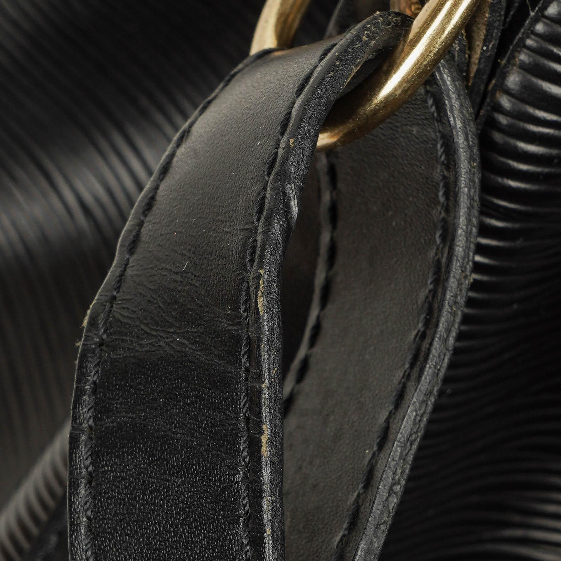 Louis Vuitton Noé Grande GM Schultertasche aus schwarzem Epi-Leder