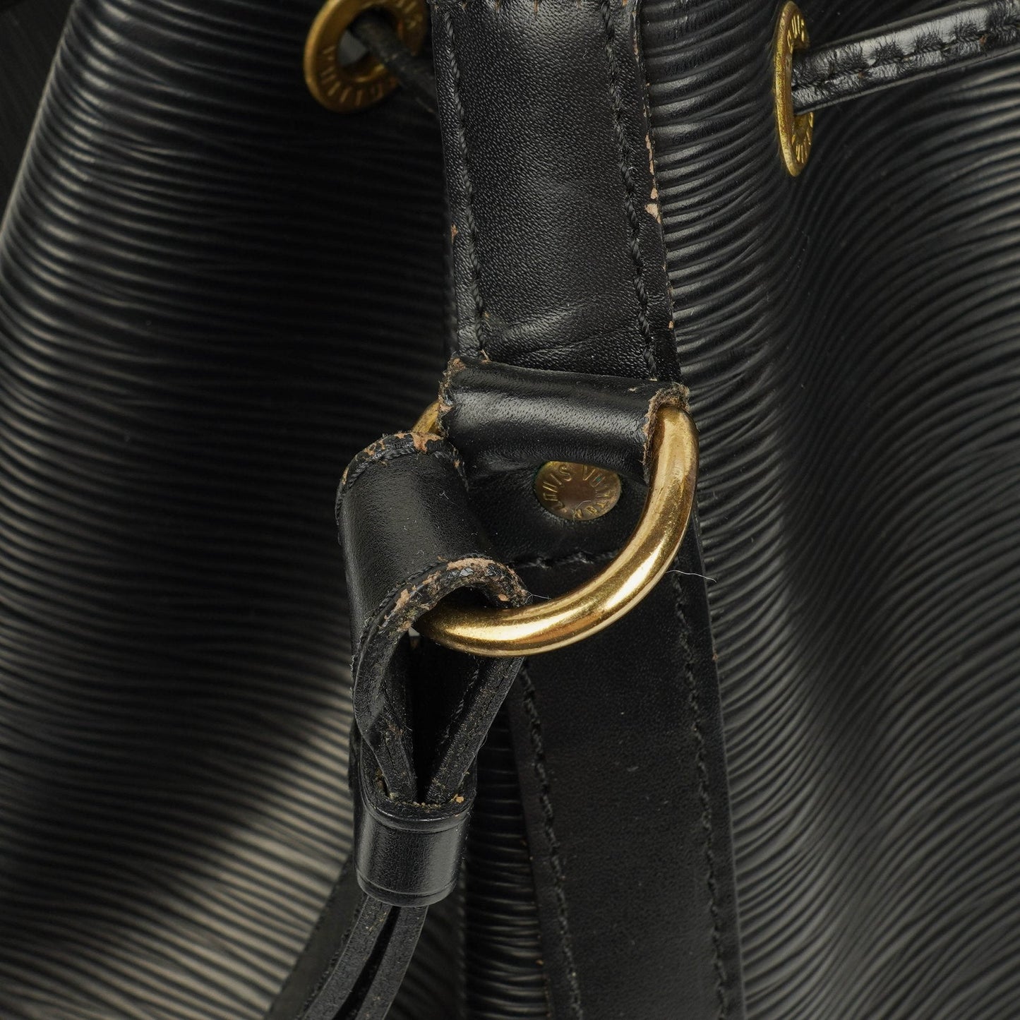 Louis Vuitton Noe Grande GM Schultertasche aus schwarzem Epi Leder
