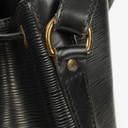 Louis Vuitton Noe Grande GM Schultertasche aus schwarzem Epi Leder