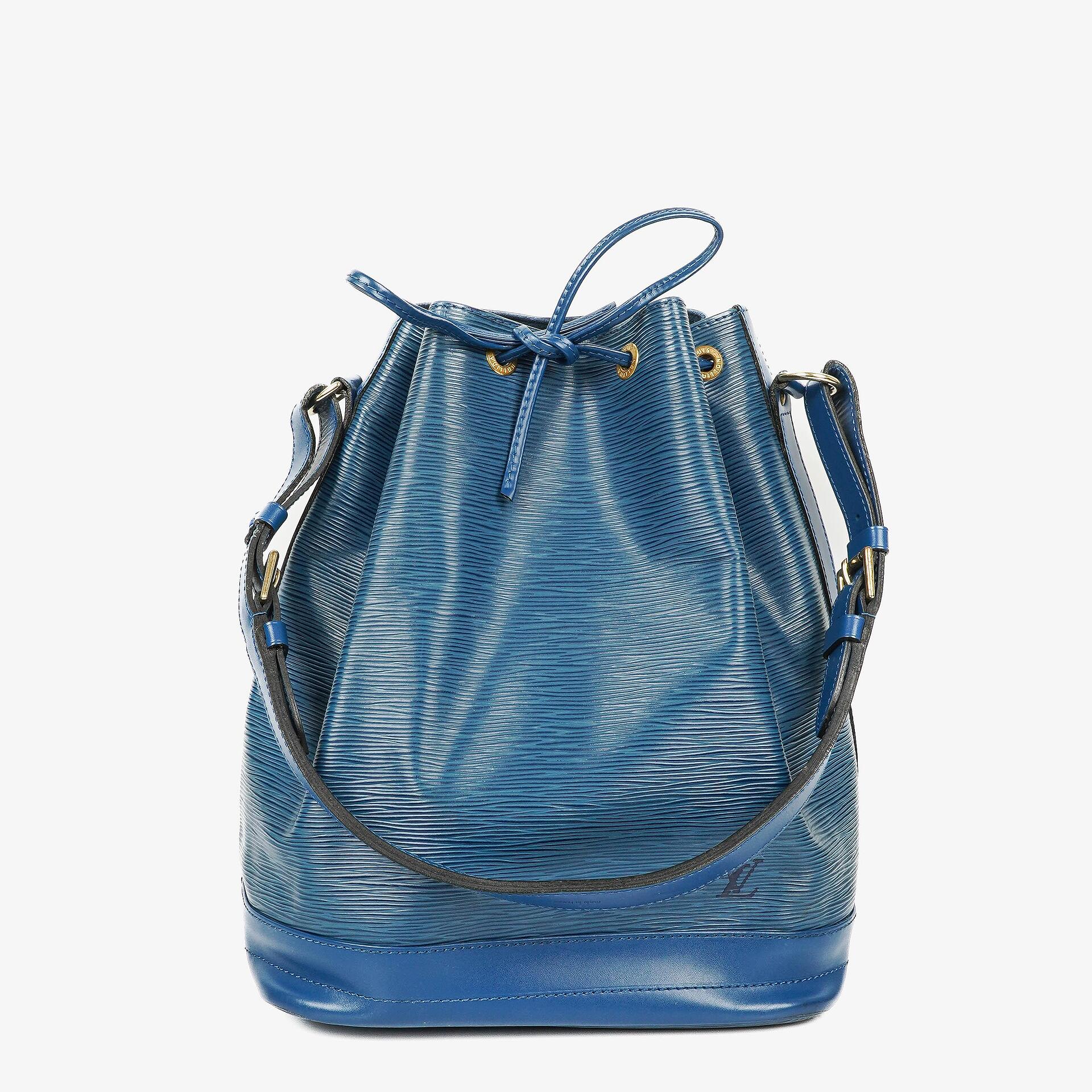 Louis Vuitton Noé Grande GM Schultertasche aus blauem Epi-Leder