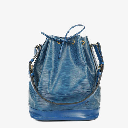 Louis Vuitton Noé Grande GM Schultertasche aus blauem Epi-Leder