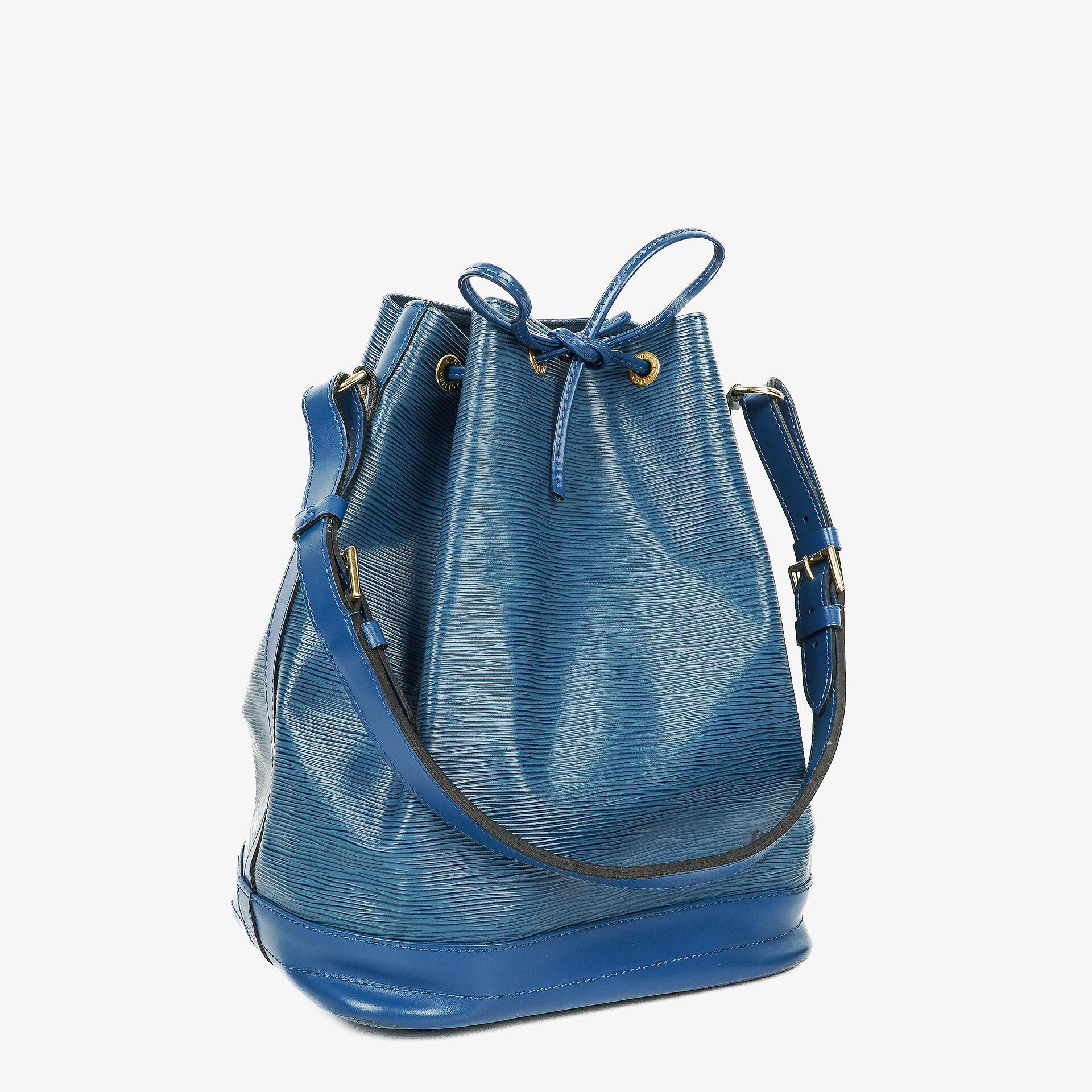 Louis Vuitton Noé Grande GM Schultertasche aus blauem Epi-Leder