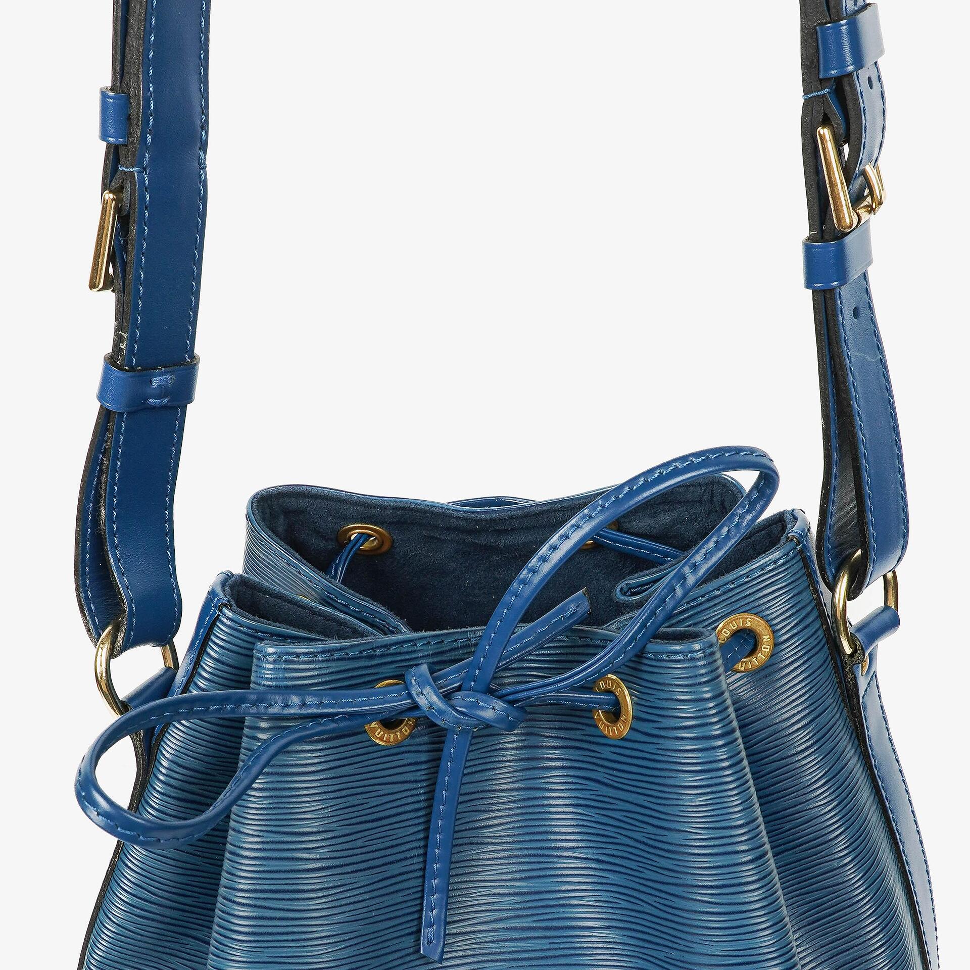 Louis Vuitton Noé Grande GM Schultertasche aus blauem Epi-Leder