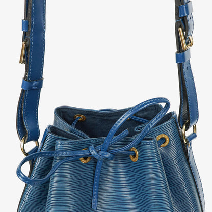 Louis Vuitton Noé Grande GM Schultertasche aus blauem Epi-Leder