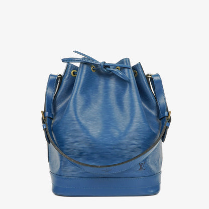 Louis Vuitton Noé Grande GM Schultertasche aus blauem Epi-Leder