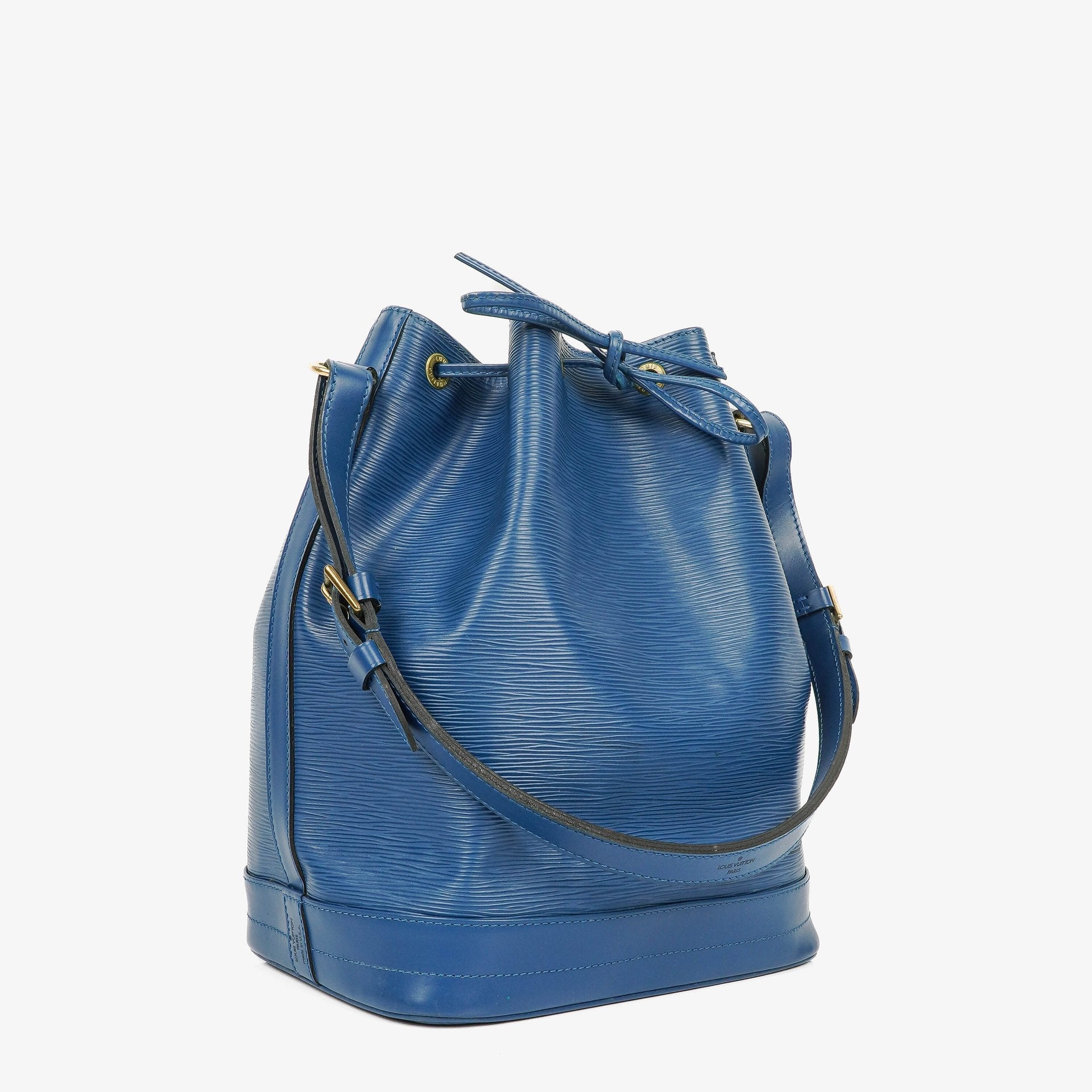 Louis Vuitton Noé Grande GM Schultertasche aus blauem Epi-Leder