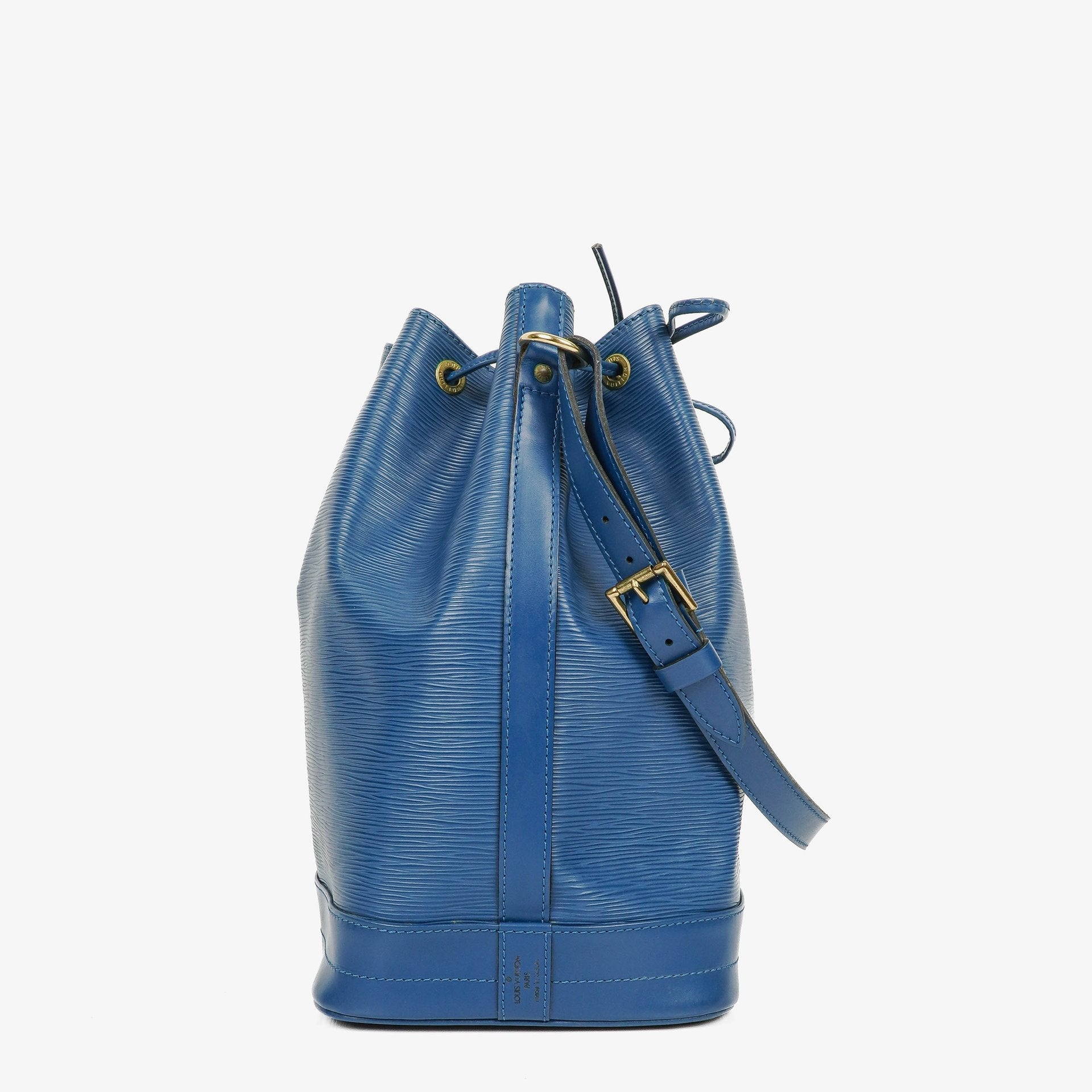 Louis Vuitton Noé Grande GM Schultertasche aus blauem Epi-Leder
