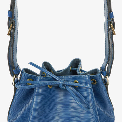 Louis Vuitton Noé Grande GM Schultertasche aus blauem Epi-Leder