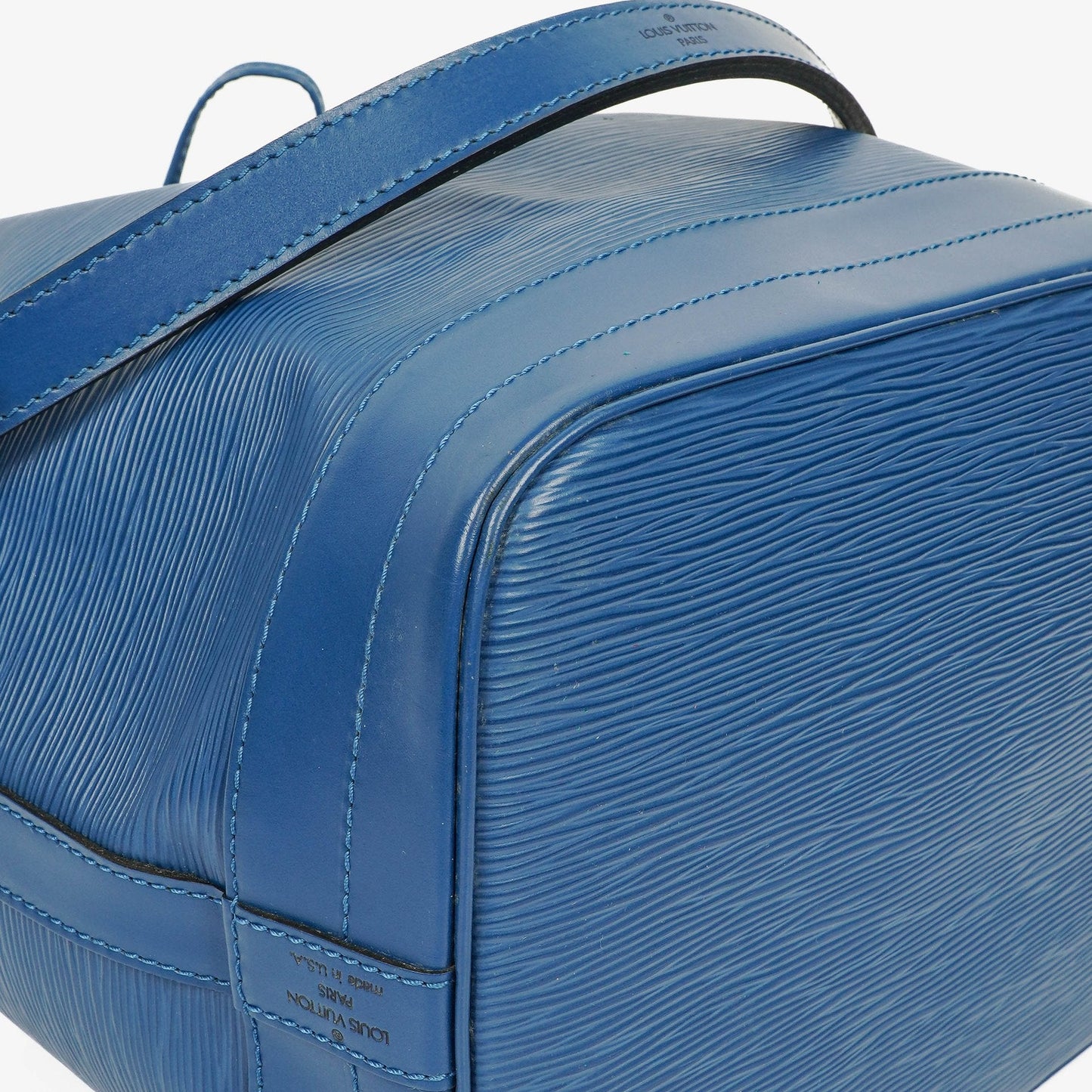 Louis Vuitton Noé Grande GM Schultertasche aus blauem Epi-Leder