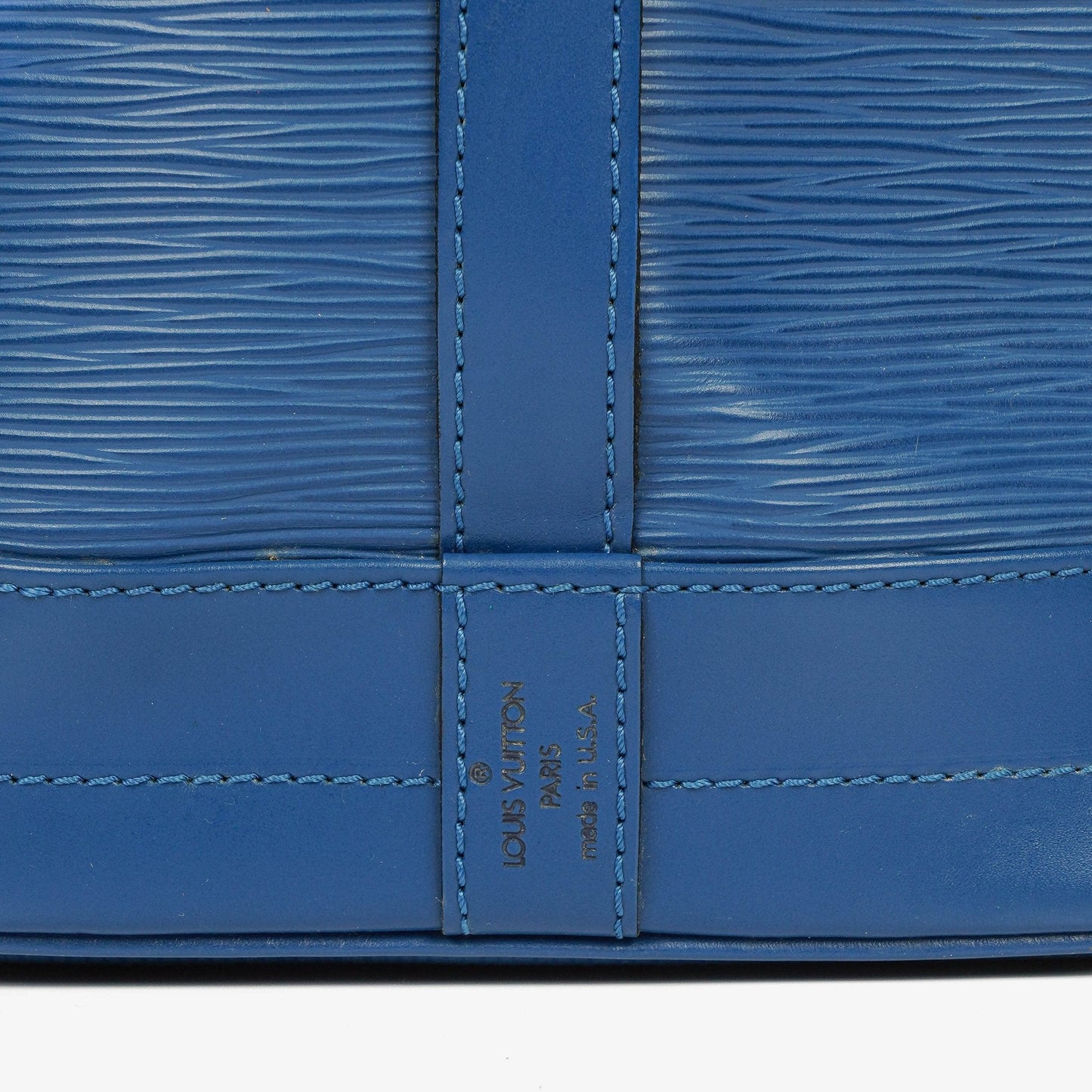 Louis Vuitton Noé Grande GM Schultertasche aus blauem Epi-Leder