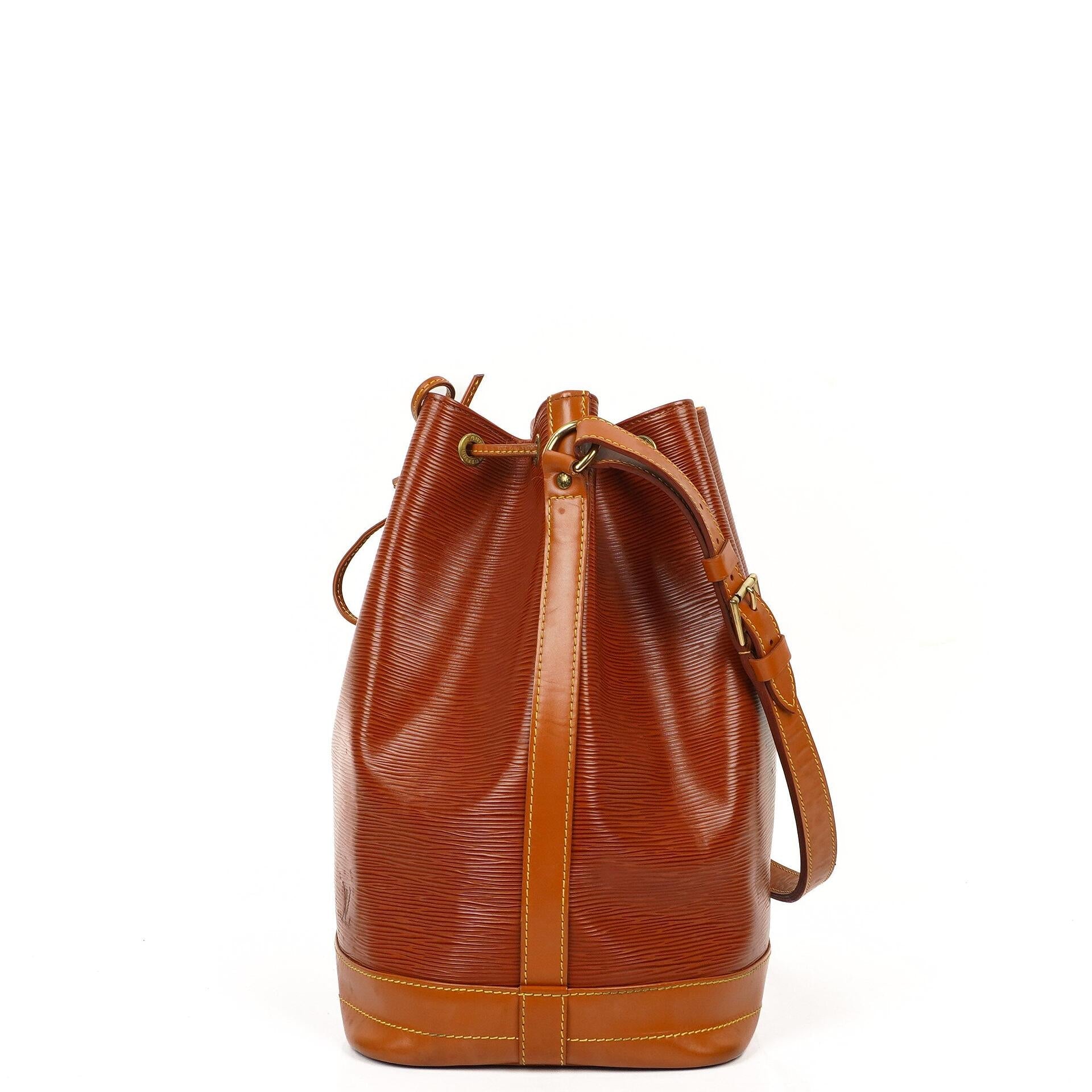 Louis Vuitton Noe Grande GM Schultertasche aus braunem Epi Leder