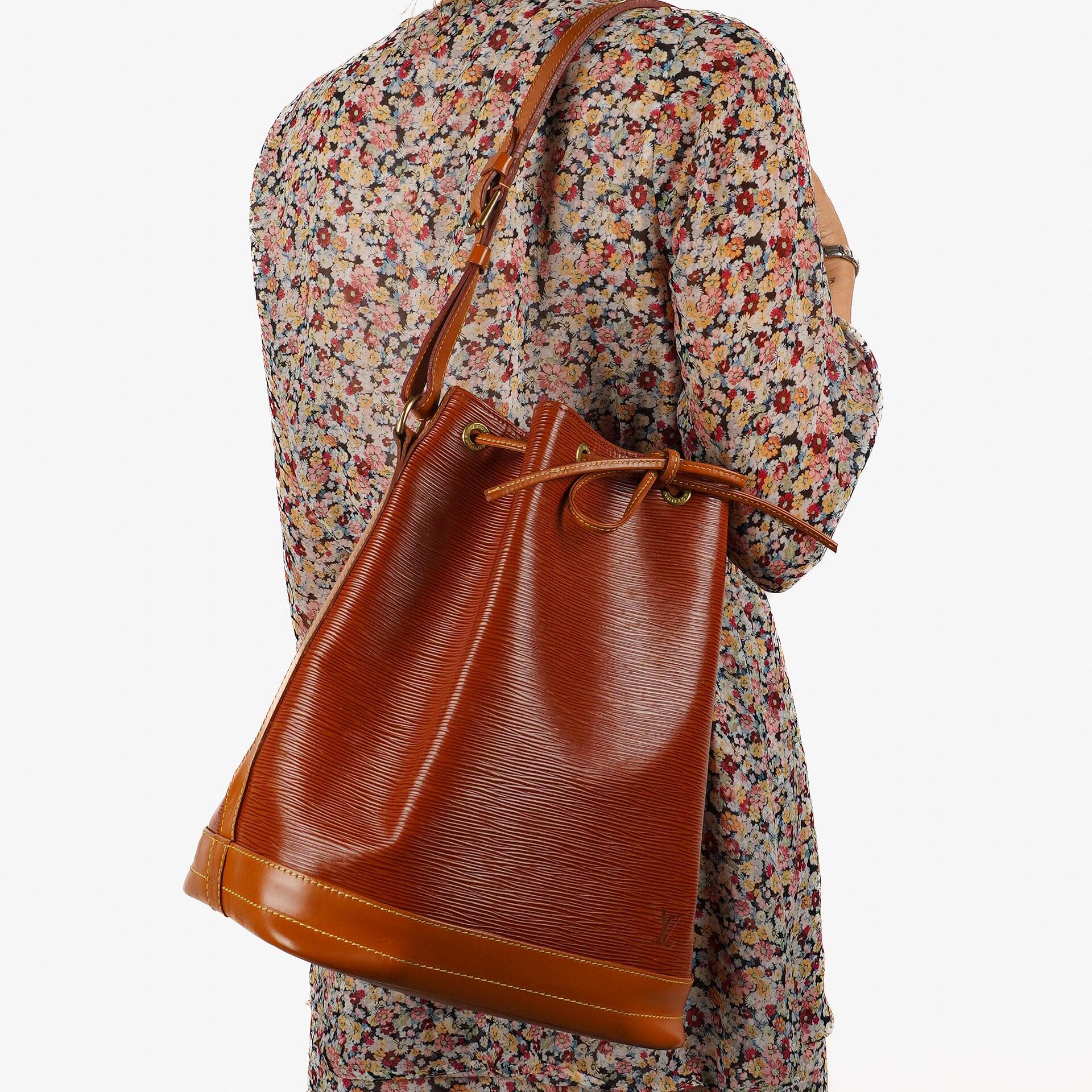 Louis Vuitton Noe Grande GM Schultertasche aus braunem Epi Leder