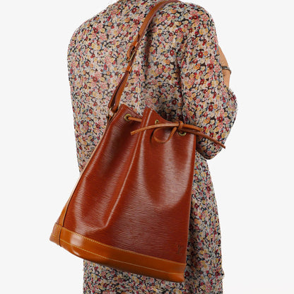 Louis Vuitton Noe Grande GM Schultertasche aus braunem Epi Leder