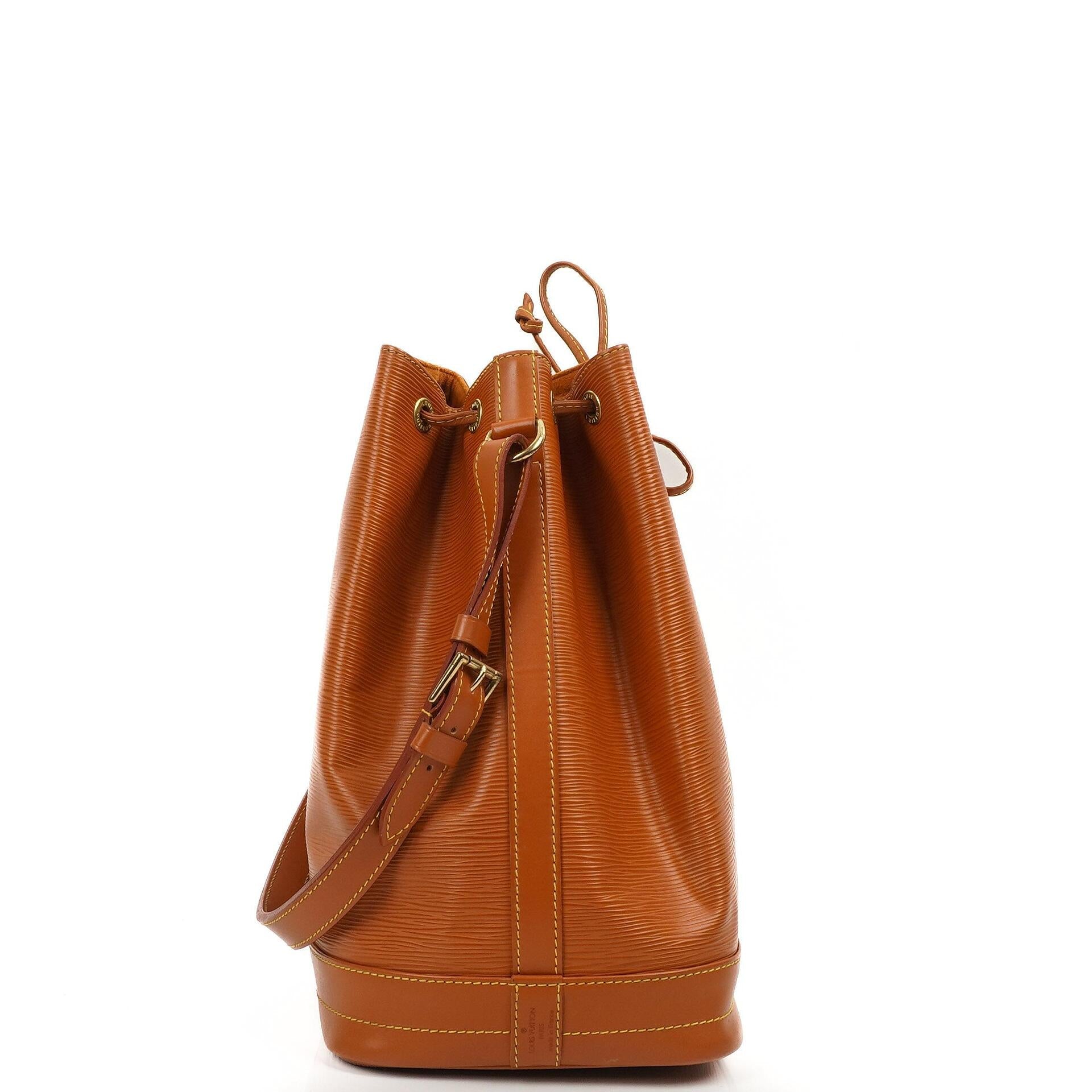 Louis Vuitton Noe Grande GM Cognac EPI Leder Schultertasche