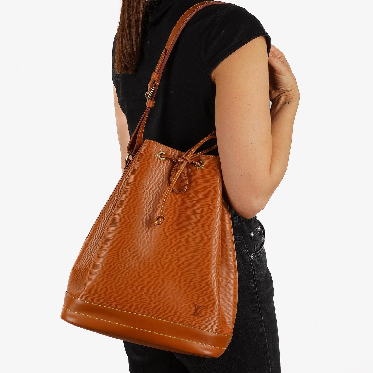 Louis Vuitton Noe Grande GM Cognac EPI Leder Schultertasche