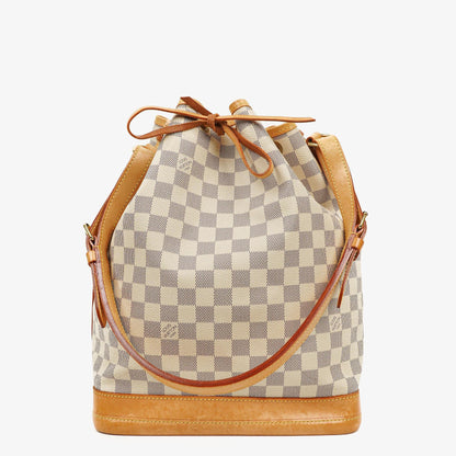 Louis Vuitton Noé Grande GM Schultertasche aus Damier Azur Canvas