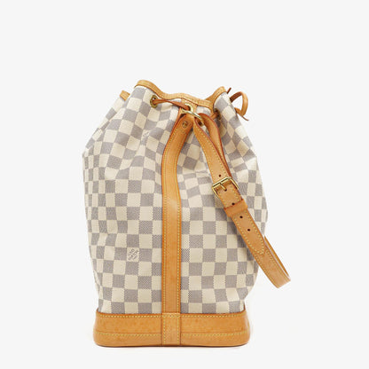 Louis Vuitton Noé Grande GM Schultertasche aus Damier Azur Canvas