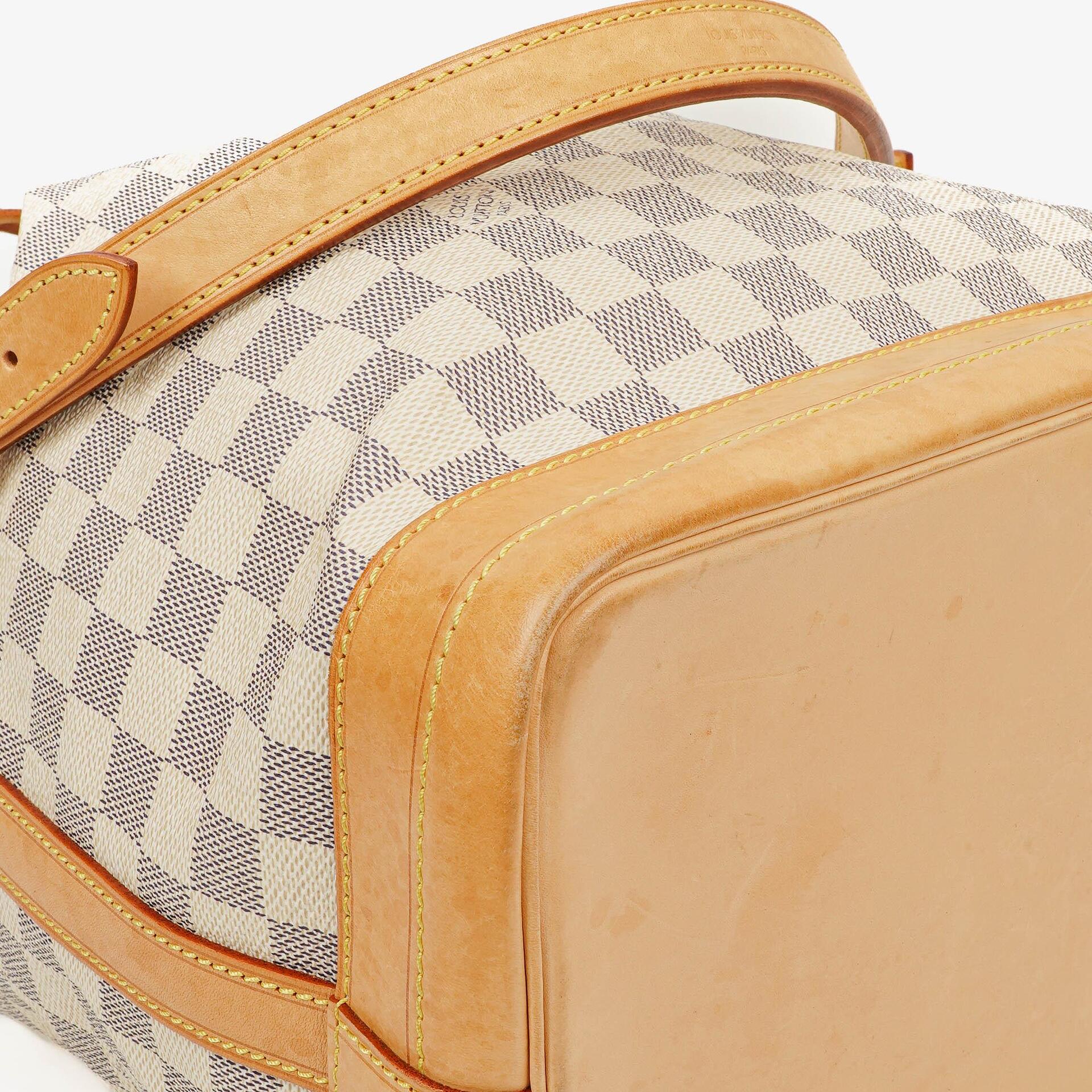 Louis Vuitton Noé Grande GM Schultertasche aus Damier Azur Canvas