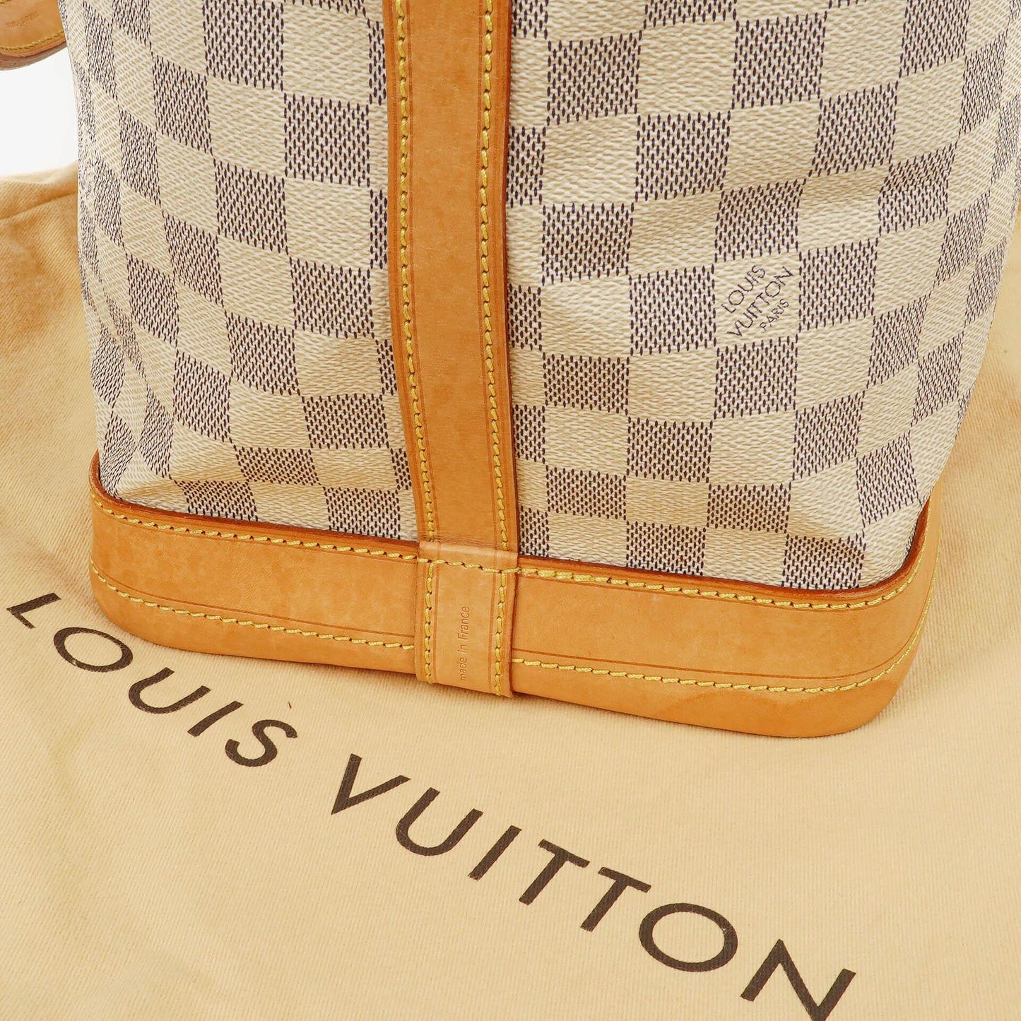 Louis Vuitton Noé Grande GM Schultertasche aus Damier Azur Canvas