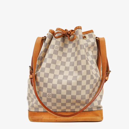Louis Vuitton Noé Grande GM Schultertasche aus Damier Azur Canvas