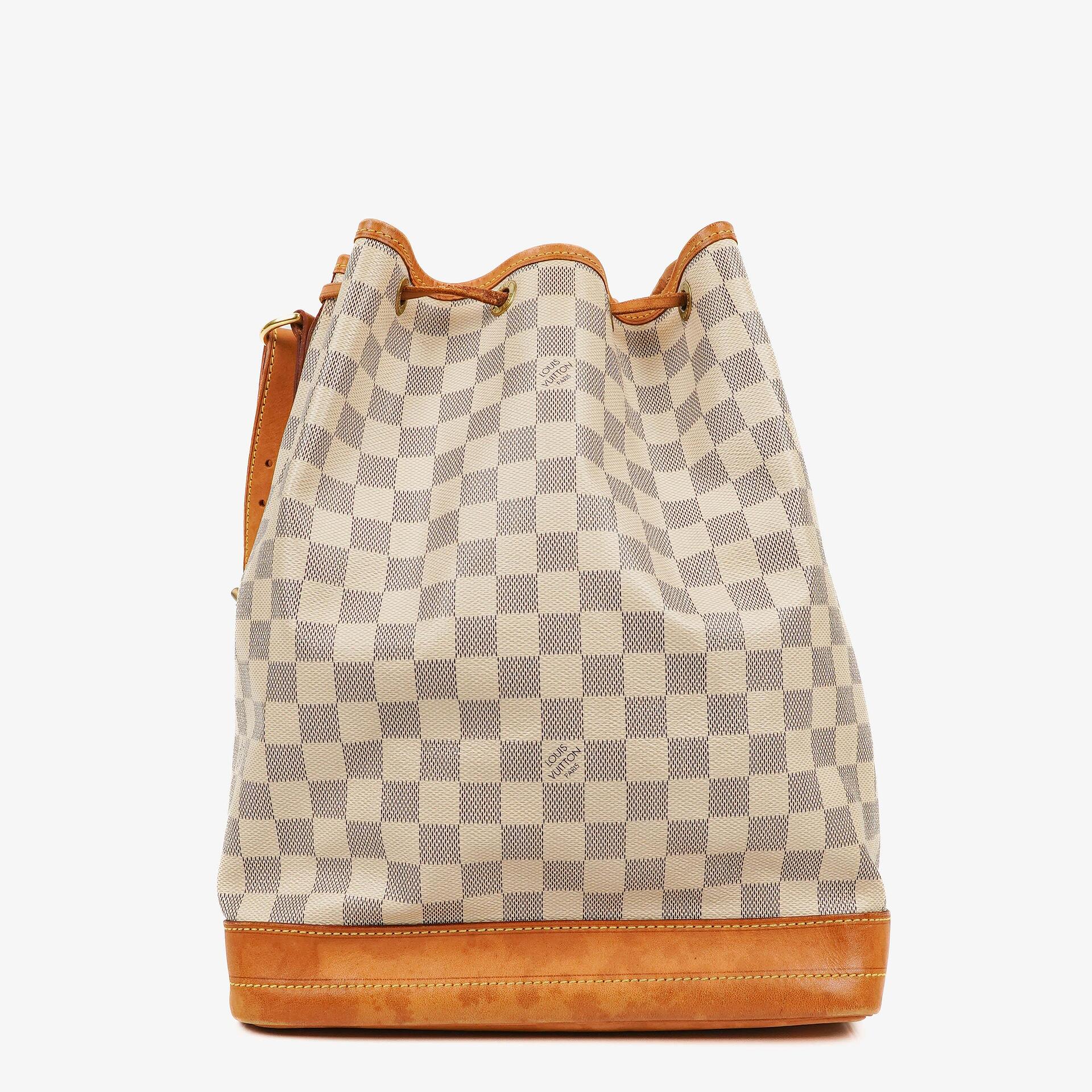 Louis Vuitton Noé Grande GM Schultertasche aus Damier Azur Canvas