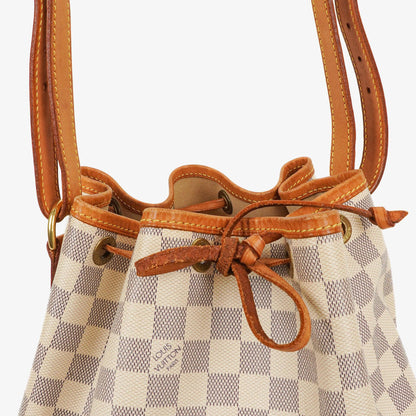 Louis Vuitton Noé Grande GM Schultertasche aus Damier Azur Canvas