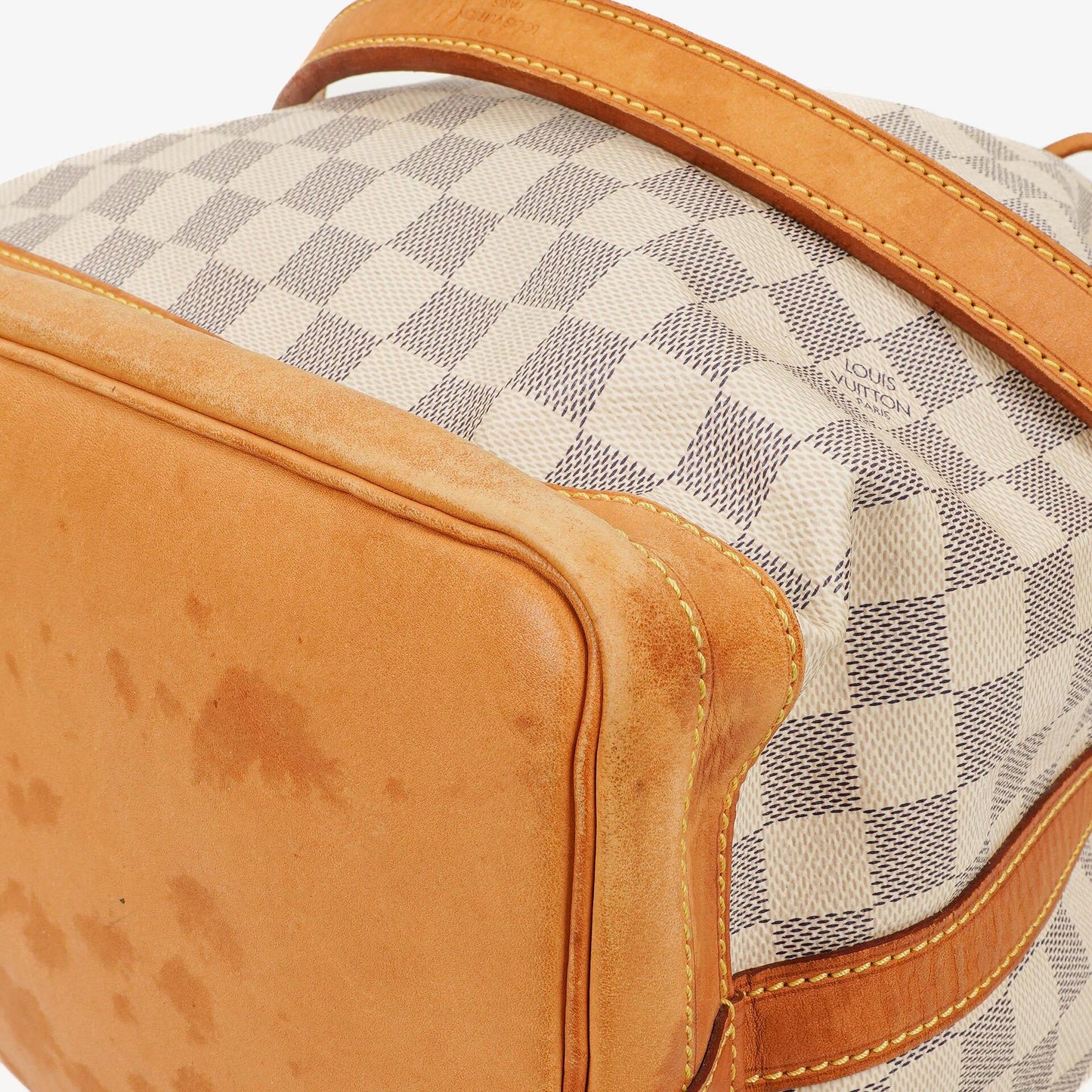 Louis Vuitton Noé Grande GM Schultertasche aus Damier Azur Canvas