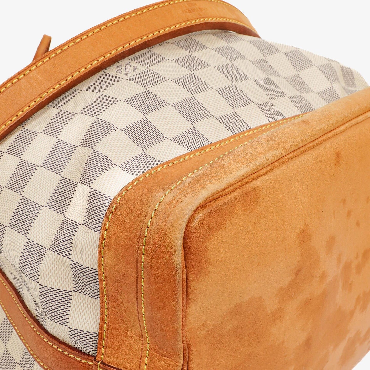 Louis Vuitton Noé Grande GM Schultertasche aus Damier Azur Canvas