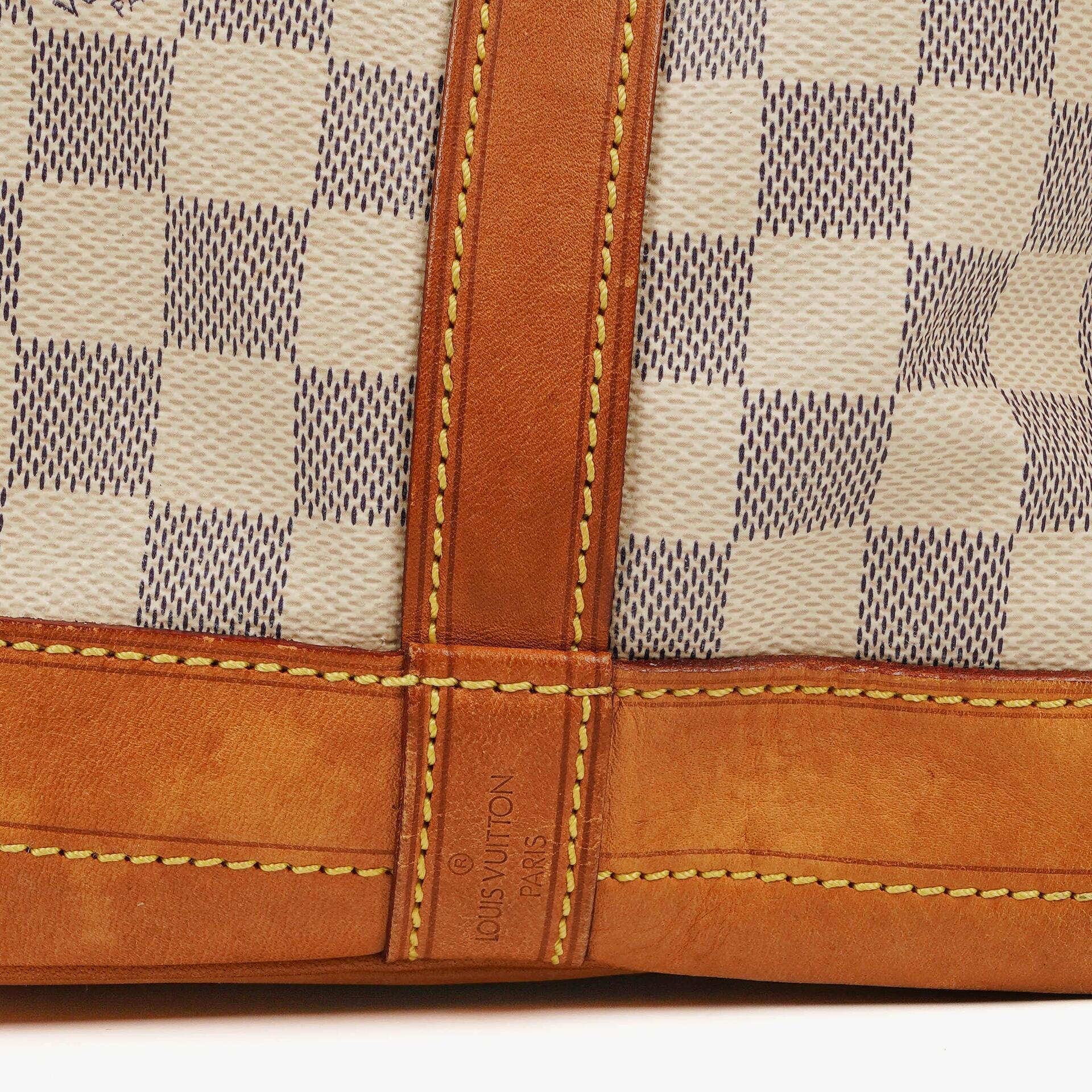 Louis Vuitton Noé Grande GM Schultertasche aus Damier Azur Canvas
