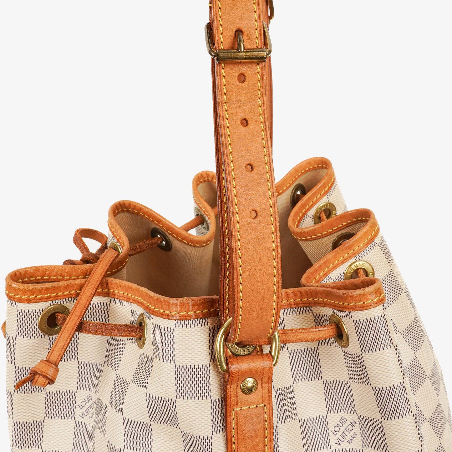 Louis Vuitton Noé Grande GM Schultertasche aus Damier Azur Canvas