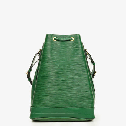 Louis Vuitton Noé Grande GM Schultertasche aus grünem Epi-Leder