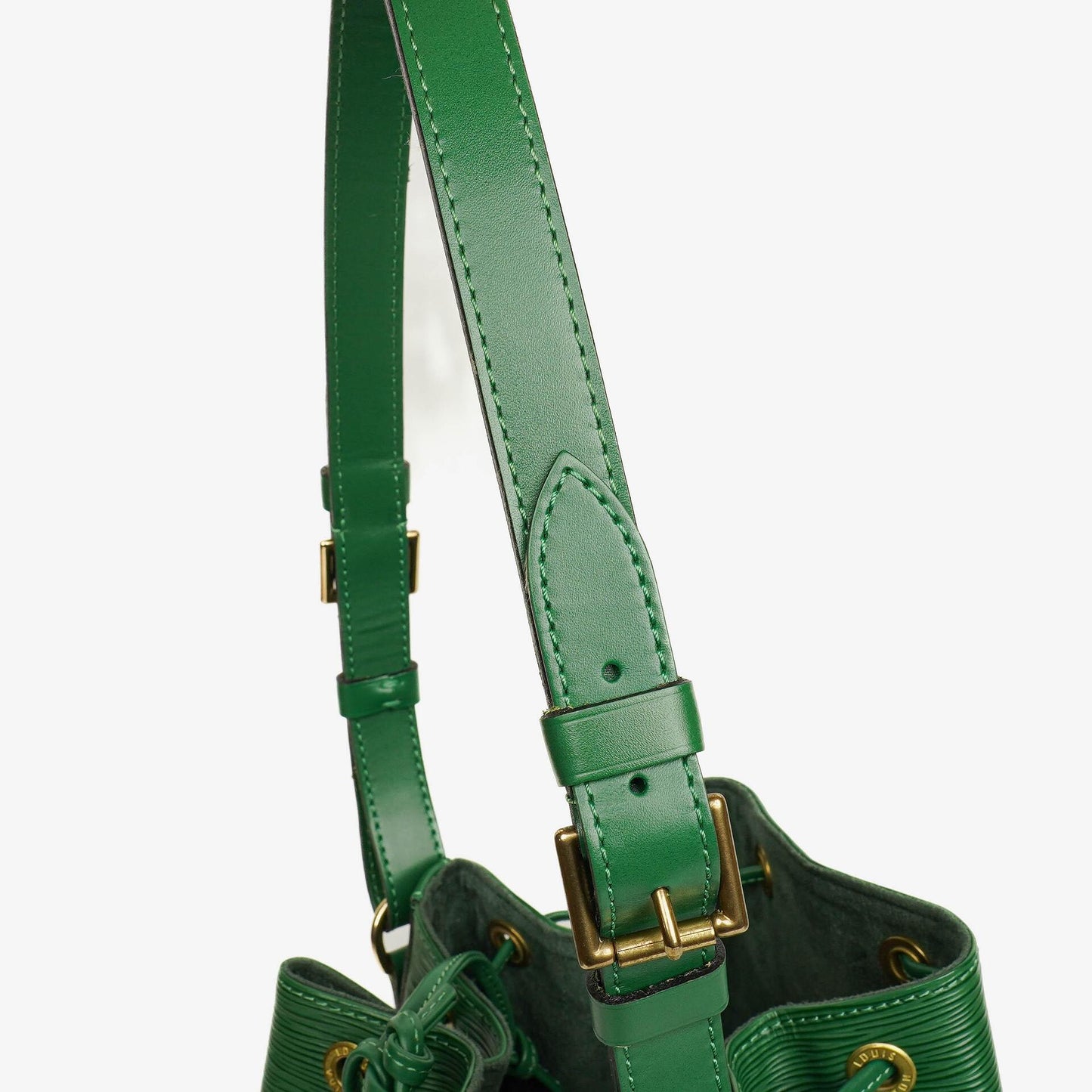Louis Vuitton Noé Grande GM Schultertasche aus grünem Epi-Leder