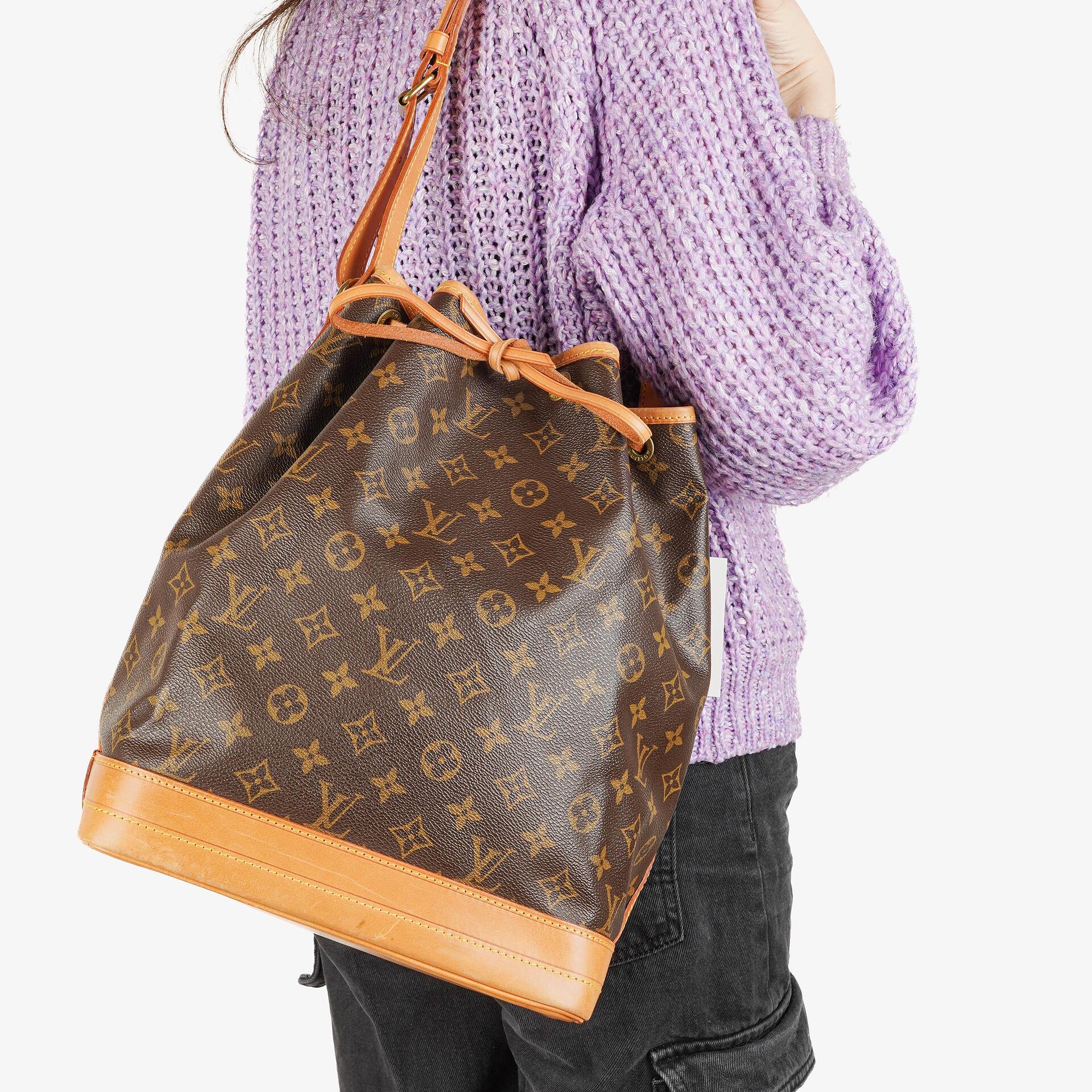 Louis Vuitton Noe Grande GM Schultertasche Monogram Canvas 1993